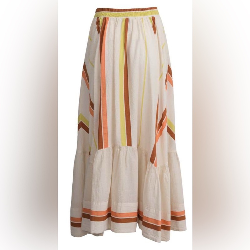 Devotion TWINS Hematitis Skirt in Beige/Orange